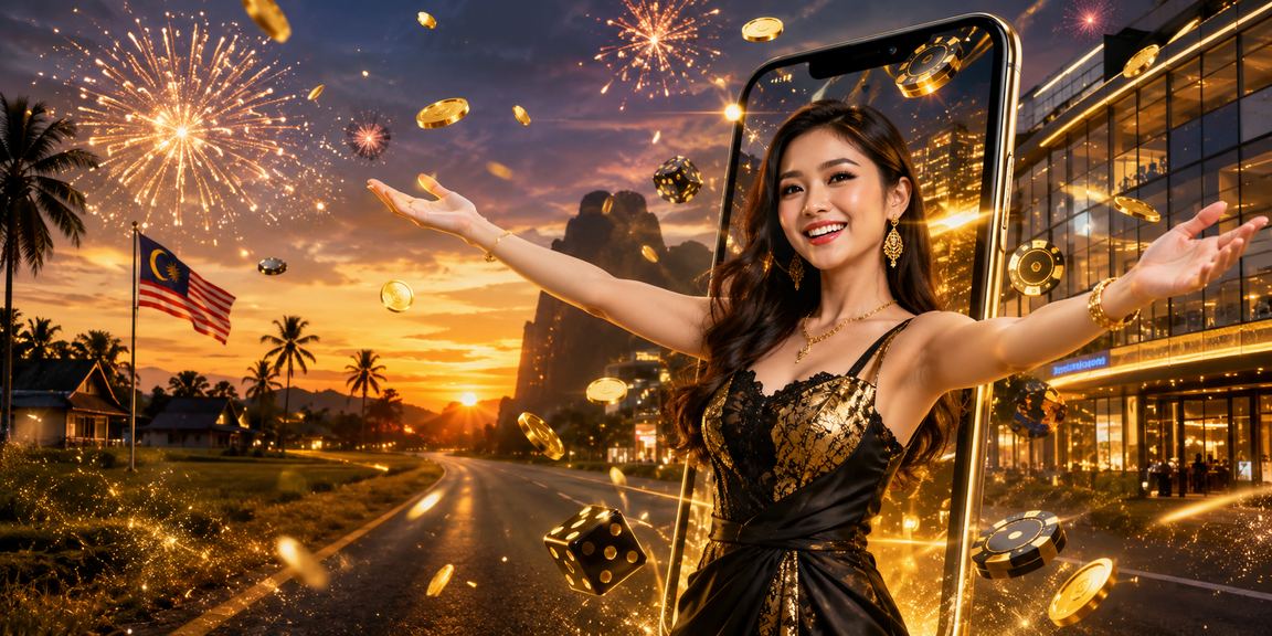 Pengguna Malaysia mengakses platform kasino dalam talian melalui telefon pintar